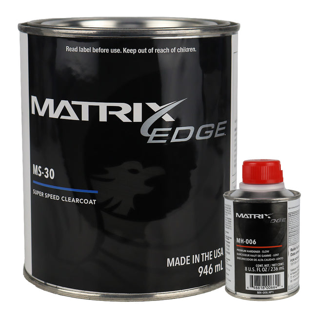 MATRIX EDGE MS-30 MS Super Speed Clear 946ml + MH-006 Hardener Slow 236ml