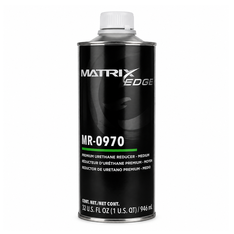 MATRIX EDGE MR-0970 Premium Urethane Reducer Medium 946ml Automotive Thinner