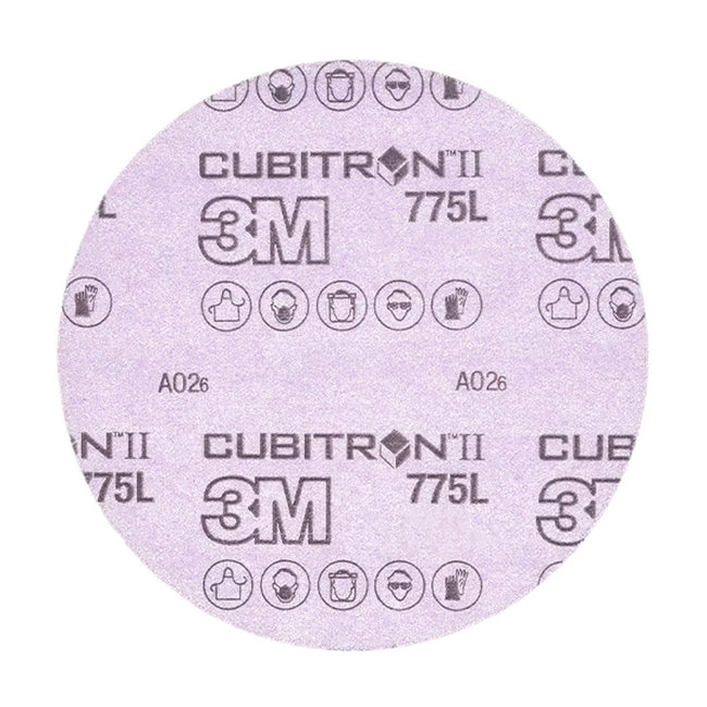 3M Cubitron II 47082 Hookit Clean Sanding Film Disc 775L P320+ 150mm x 50 Pack