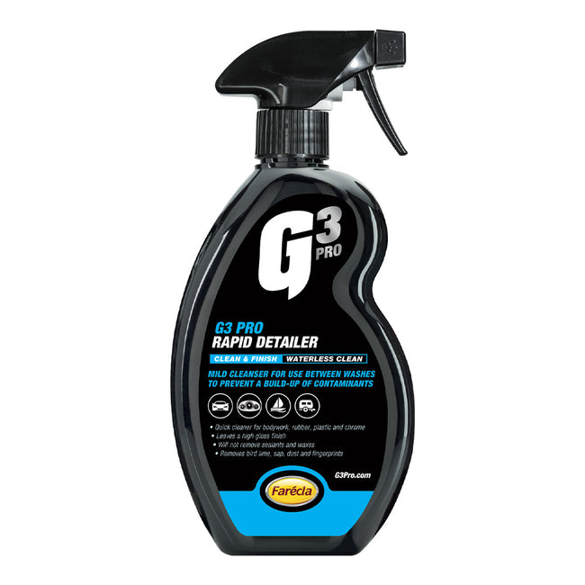 FARECLA G3 Pro Rapid Detailer 500ml High Gloss Bodywork Cleaner Wax