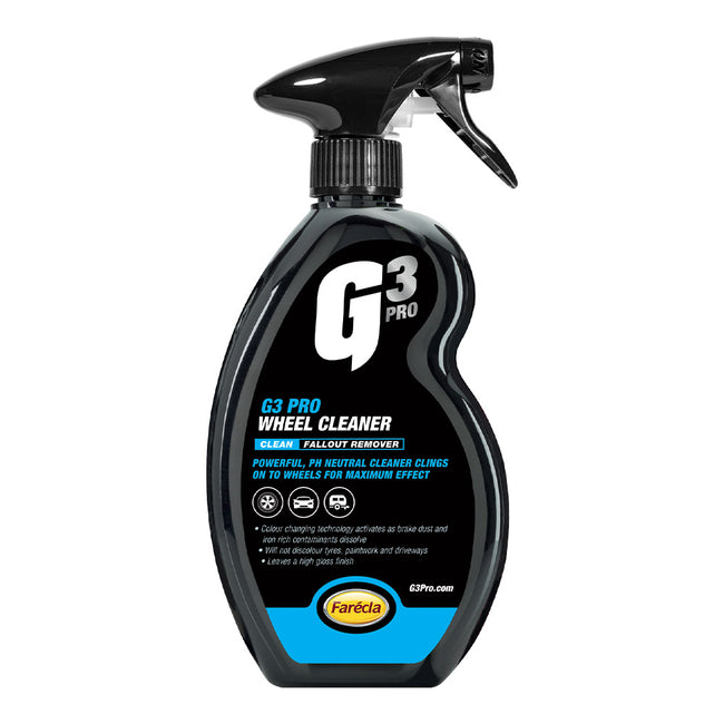 FARECLA G3 Pro Wheel Cleaner 500ml pH Neutral Silicone Free Fallout Remover