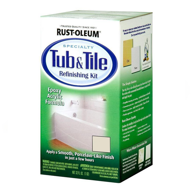 RUST-OLEUM Tub and Tile Porcelain & Ceramic Refinishing Kit 946ml Biscuit