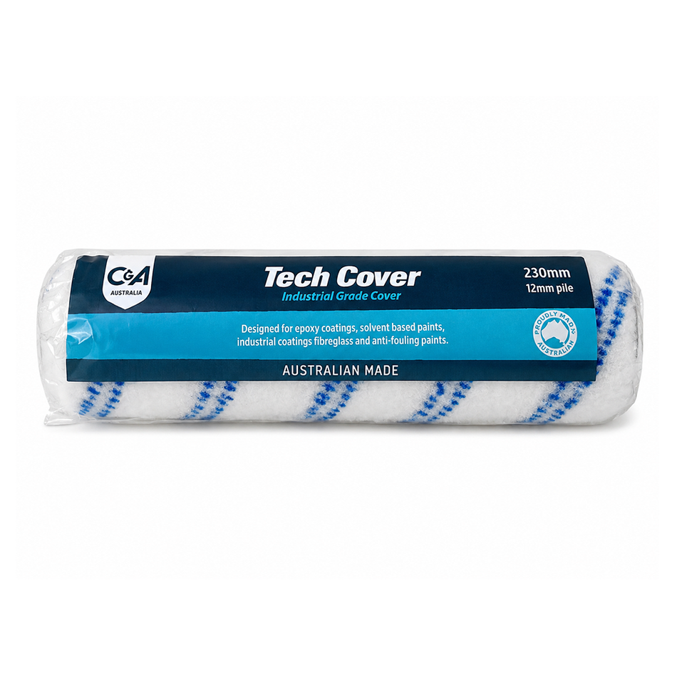 C&A Tech Roller Cover 230mm 12mm Nap Paint Roller Sleeve