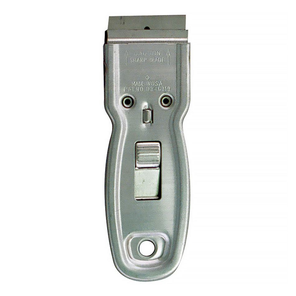 STERLING Heavy Duty Retractable Metal Scraper with Contoured Handle