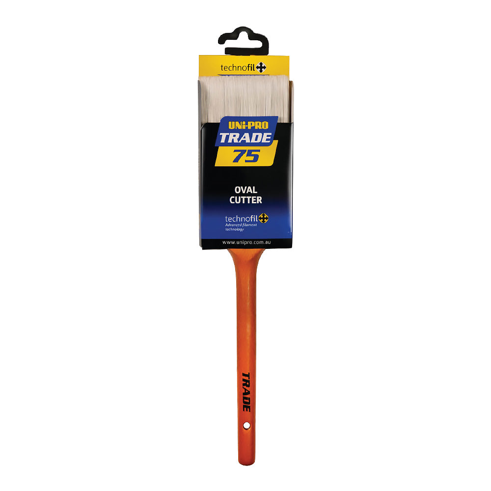 UNi-PRO Trade Oval Cutter Brush Paint Cutting In Brush 75mm