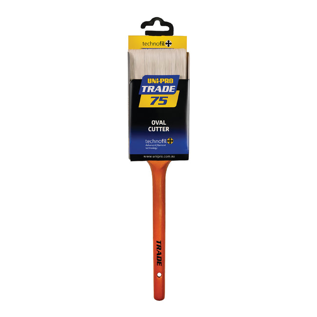 UNi-PRO Trade Oval Cutter Brush Paint Cutting In Brush 75mm