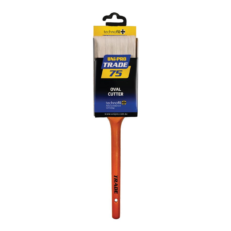 UNi-PRO Trade Oval Cutter Brush Paint Cutting In Brush 75mm