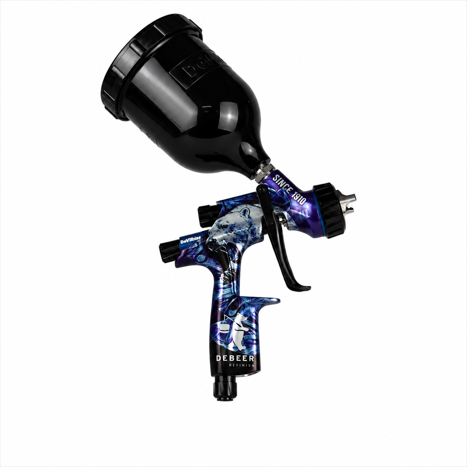 DEVILBISS DV1 DeBeer Limited Edition 1.3 B+ Gravity Basecoat Spray Gun