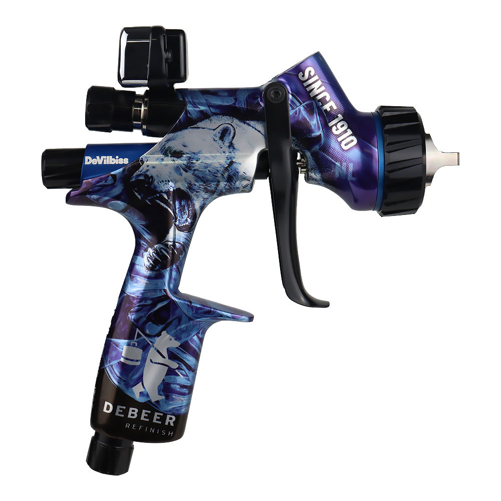 DEVILBISS DV1 DeBeer Limited Edition 1.3 B+ Digital Basecoat Spray Gun