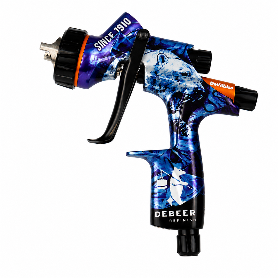 DEVILBISS DV1 DeBeer Limited Edition 1.3 C2+ Gravity Clearcoat Spray Gun