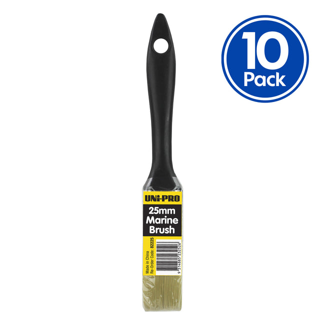 UNi-PRO Marine Brush 25mm Professional Coatings And Epoxy Application Tool x10