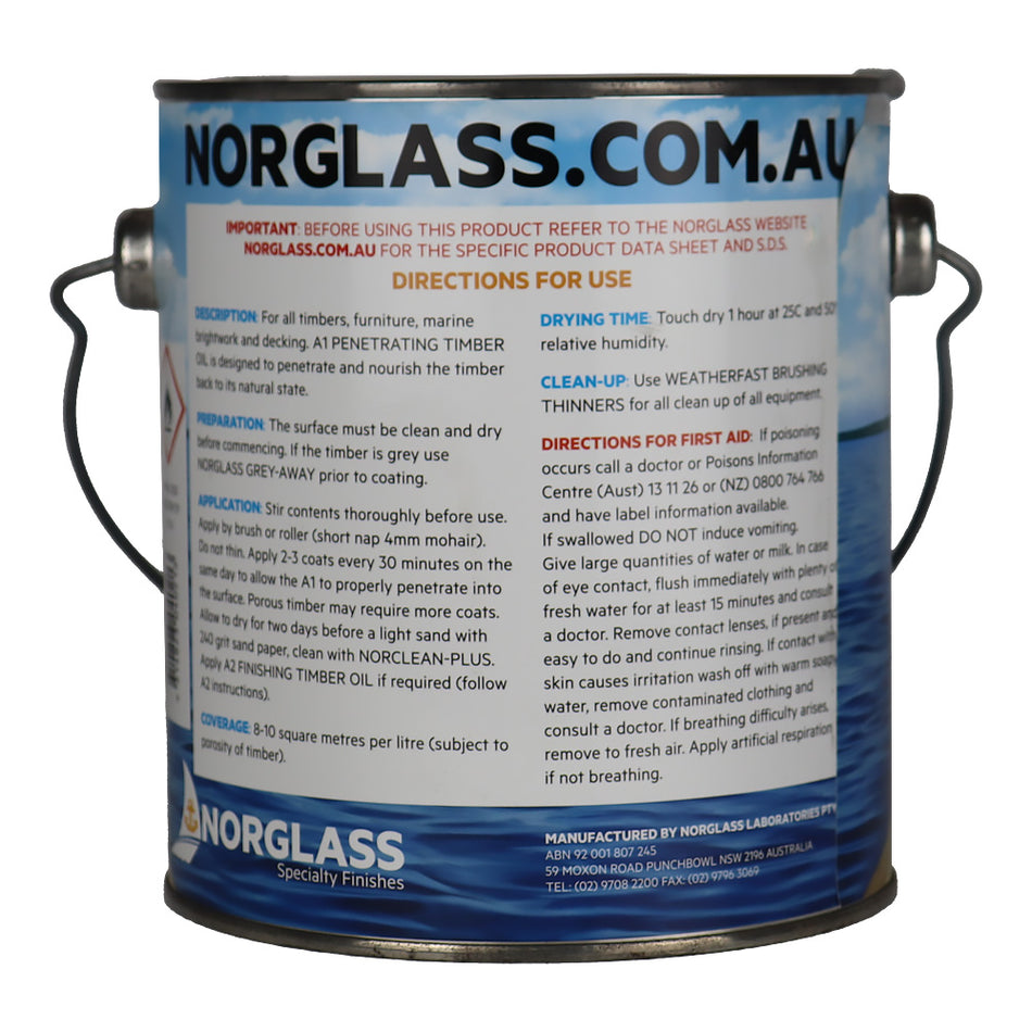 NORGLASS Weatherfast Satin White 2L Marine Enamel Paint