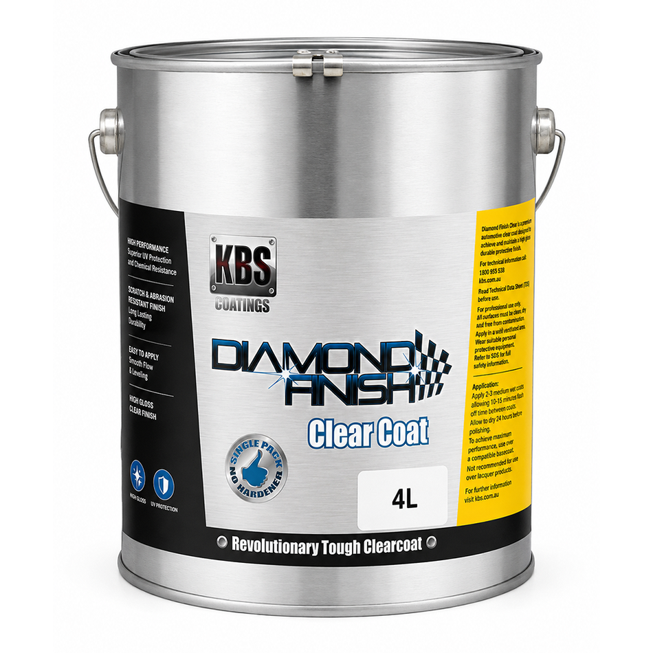 KBS Diamond Clear Coat 4L High Gloss Clear Protective Coating