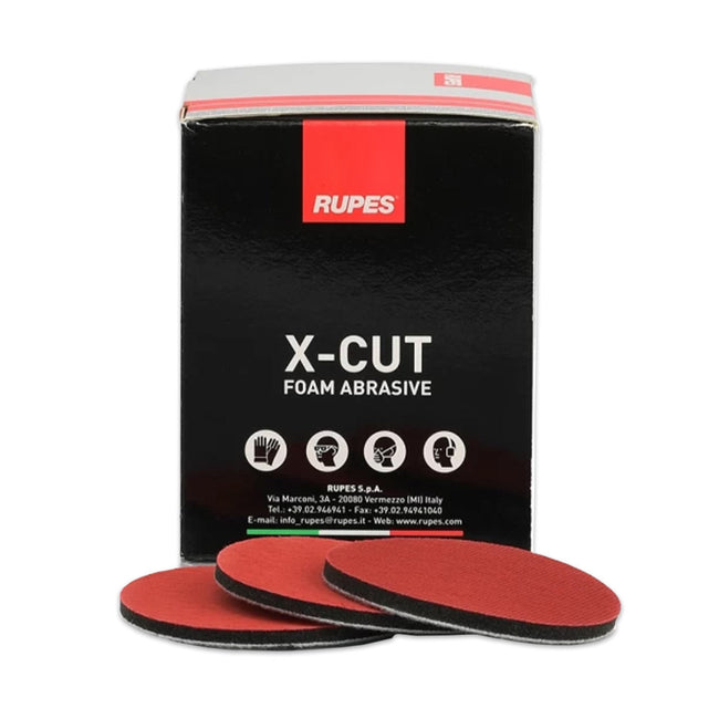 RUPES Bigfoot X-Cut Foam Abrasive Discs 75mm P1500 - P3000 x 20 Pack