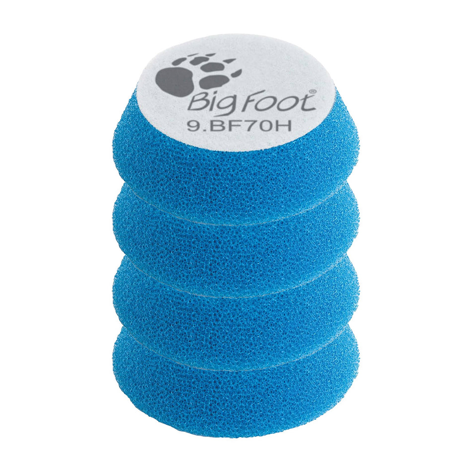 RUPES Bigfoot 50/70mm Nano iBrid Polishing Pad Blue Coarse 9.BF70H x 4 Pack