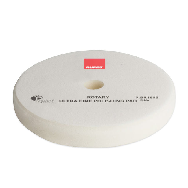 RUPES Bigfoot 155/160mm White Rotary Ultra Fine Polishing Pad 9.BR180S