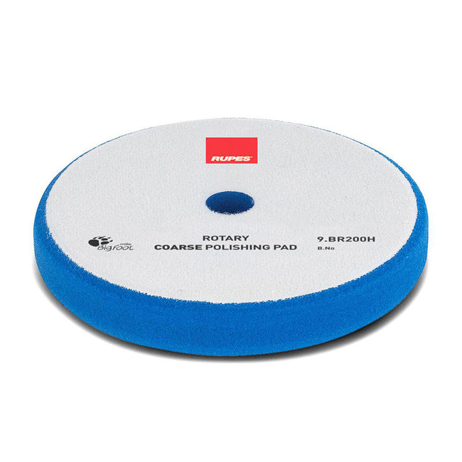 RUPES Bigfoot 175/180mm Blue Rotary Coarse Polishing Pad 9.BR200H