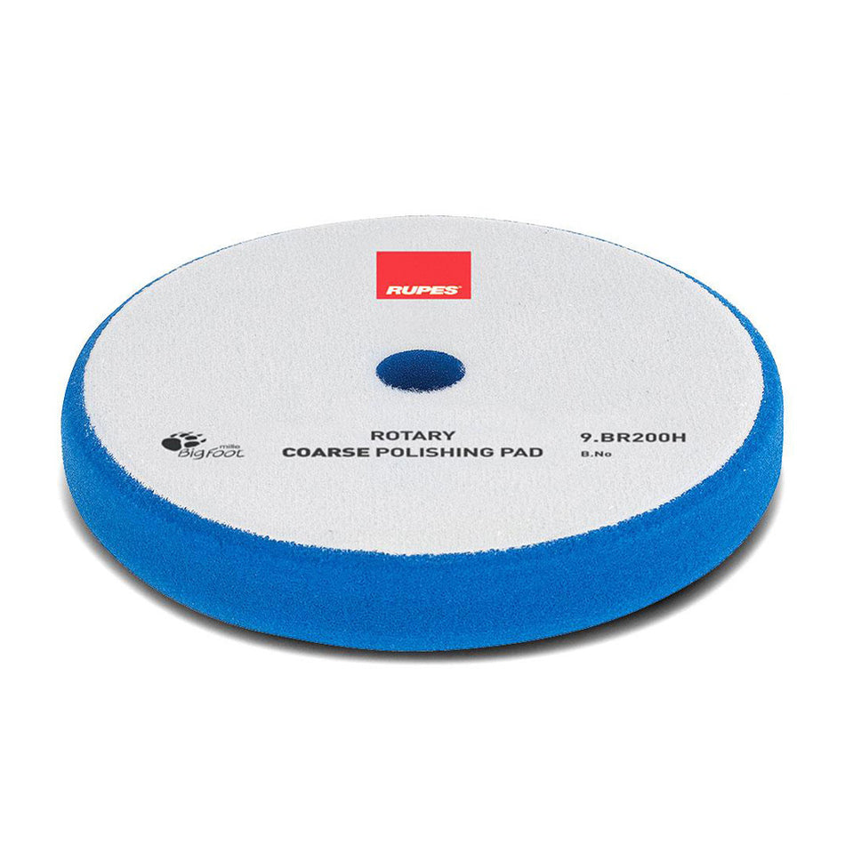 RUPES Bigfoot 175/180mm Blue Rotary Coarse Polishing Pad 9.BR200H