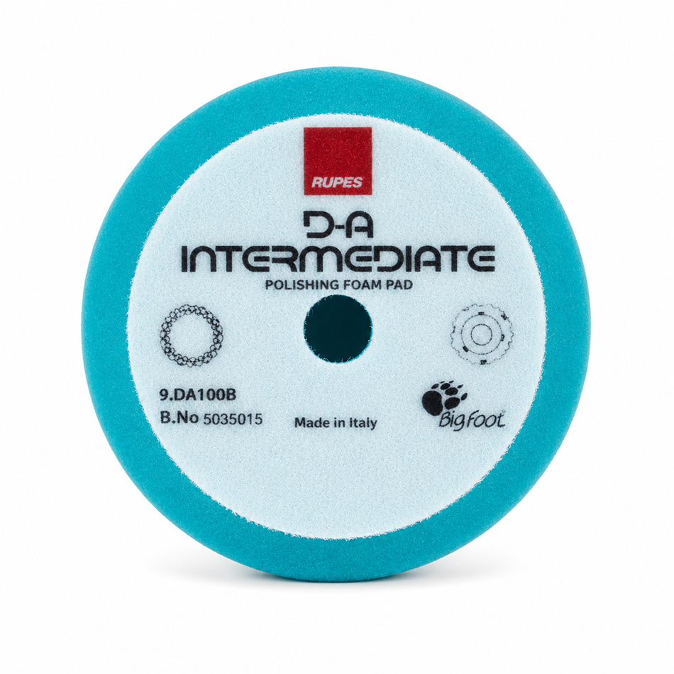 RUPES BigFoot D-A Intermediate Foam Polishing Pad Green 80/100mm