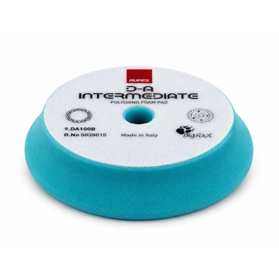 RUPES BigFoot D-A Intermediate Foam Polishing Pad Green 80/100mm