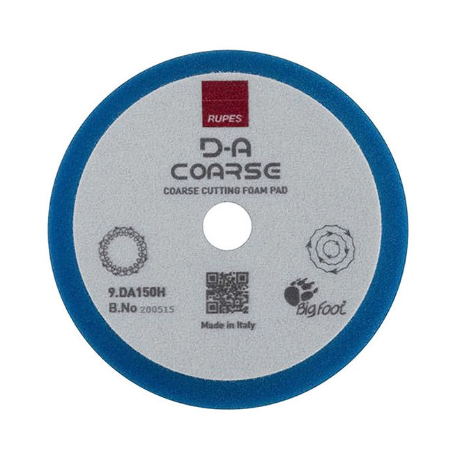 RUPES Bigfoot 130/150mm Coarse Blue Foam Cutting Pad 9.DA150H