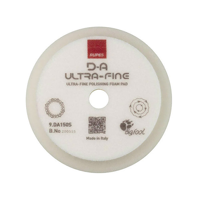 RUPES Bigfoot 130/150mm White Ultra Fine Hook & Loop Polishing Pad 9.DA150S