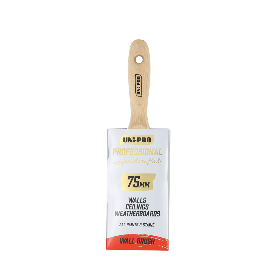 UNi-PRO Professional Wall Brush 75mm Interior Exterior Painting Tool