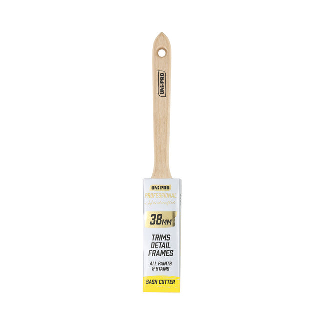 UNi-PRO Professional Sash Cutter Brush 38mm Angled Paint Brush
