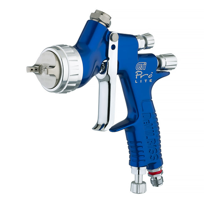 DEVILBISS GTi Pro Lite 1.2mm Fluid Tip TE20 Cap Spray Gun Blue