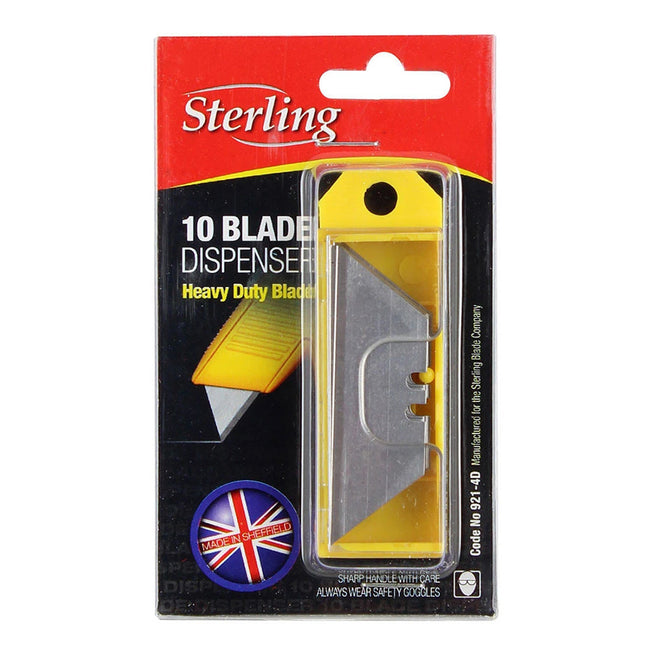 STERLING 921 Blades Heavy Duty Razor Blade Dispenser Refill x 10 Pack