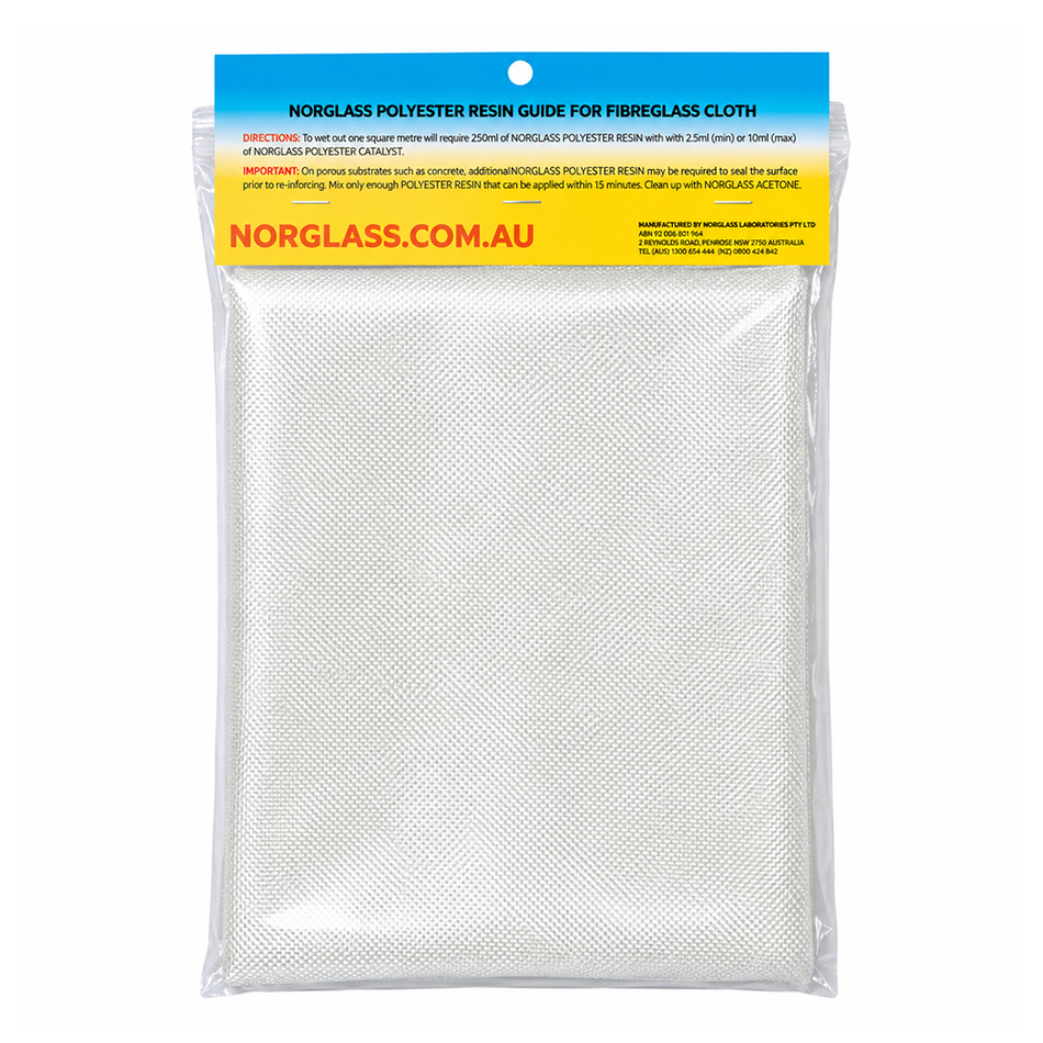 NORGLASS Fibreglass Woven Cloth 200gsm 1 Metre