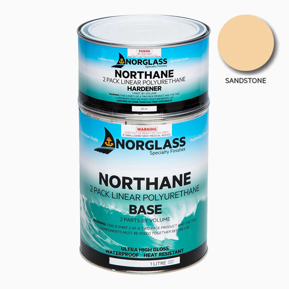 NORGLASS Northane Marine 2 Pack Linear Polyurethane 1L Sandstone