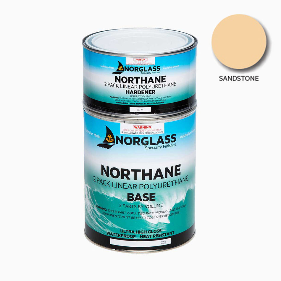 NORGLASS Northane Marine 2 Pack Linear Polyurethane 500ml Sandstone