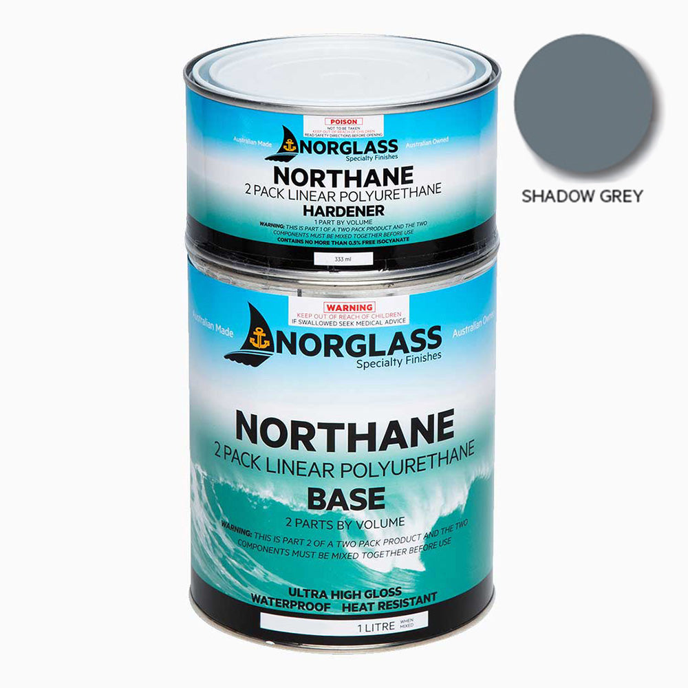 NORGLASS Northane Marine 2 Pack Linear Polyurethane 1L Shadow Grey