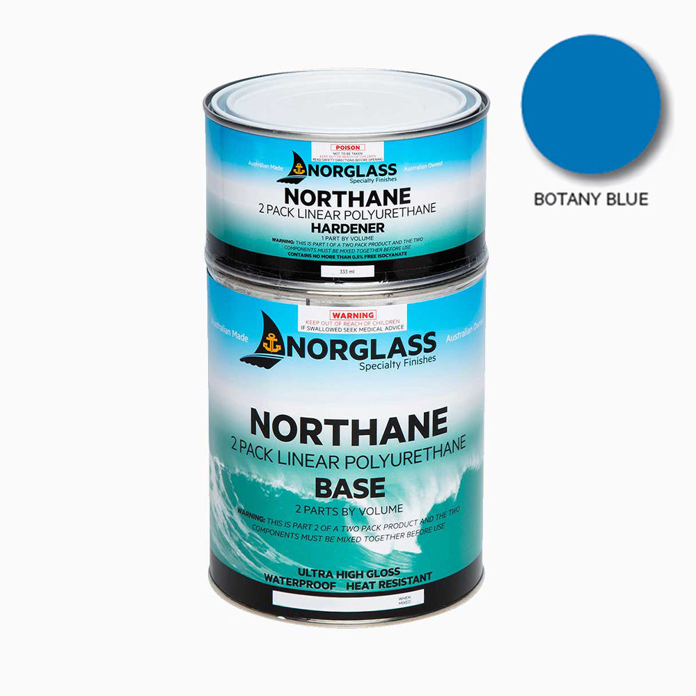 NORGLASS Northane Marine 2 Pack Linear Polyurethane 500ml Botany Blue