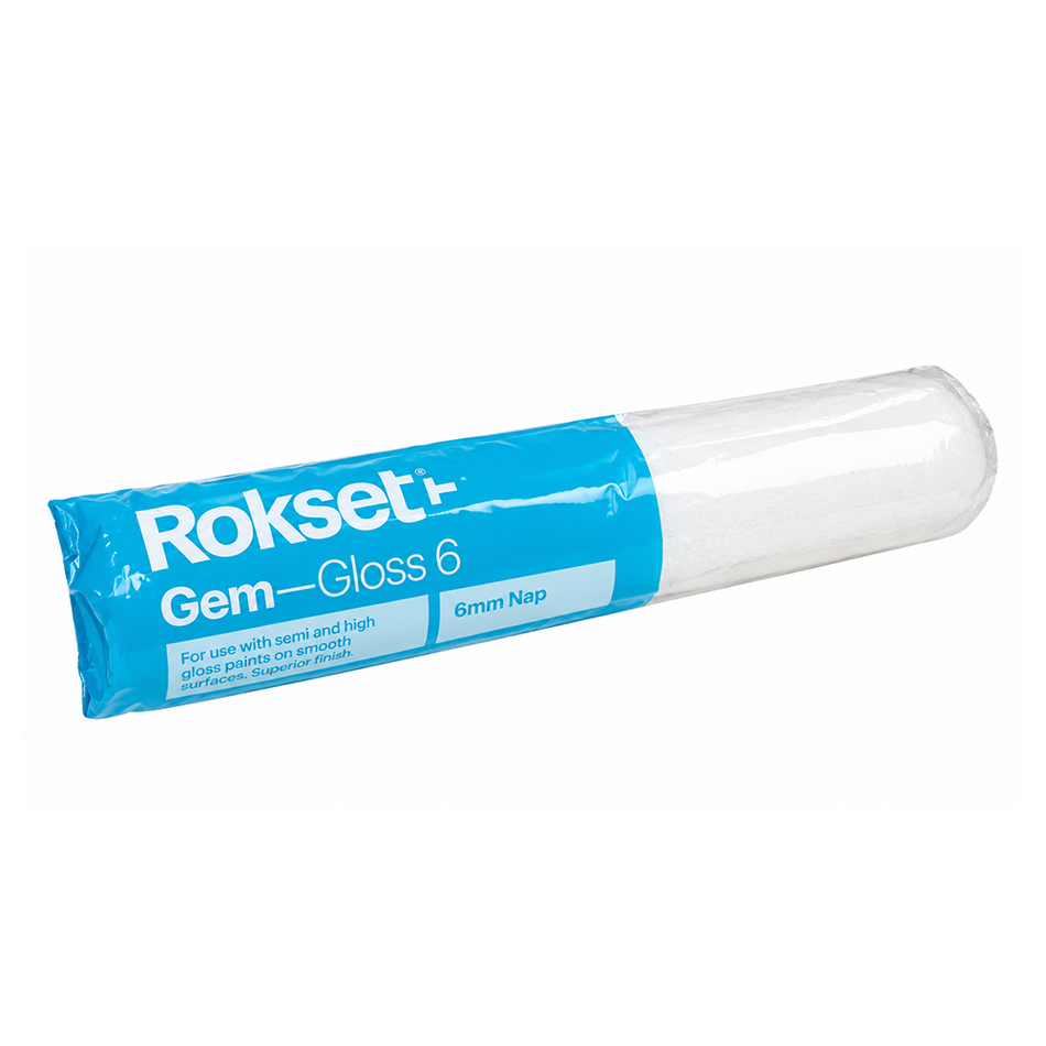 ROKSET Little Gem 270mm 6mm Nap Microfibre Paint Roller Covers 5 Pack