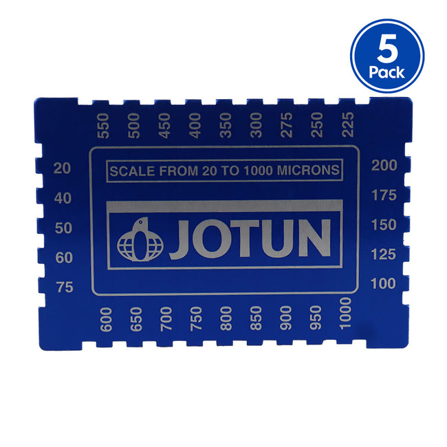 JOTUN WFT Gauge 20–1000 Microns 5 Pack Wet Film Thickness Tool