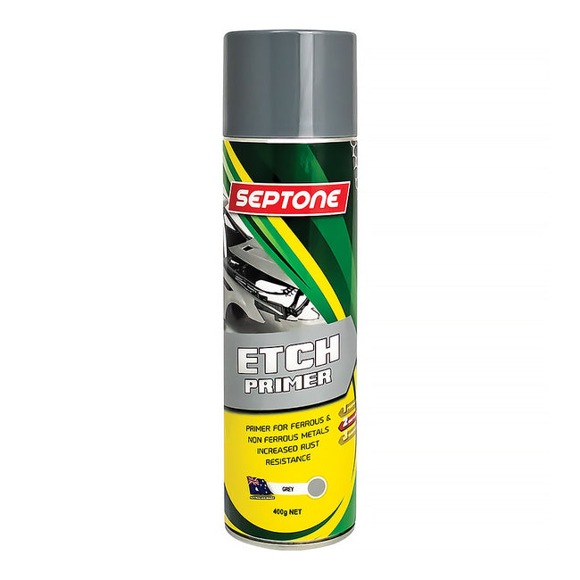 SEPTONE Super Etch Primer Anti Corrosive Metal Spray Paint 400g Grey