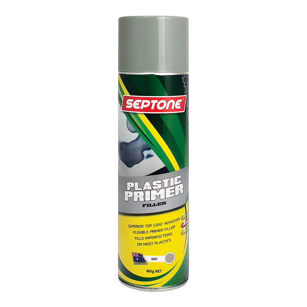 SEPTONE Automotive Plastic Primer Filler Fast Drying Flexible 400g Grey