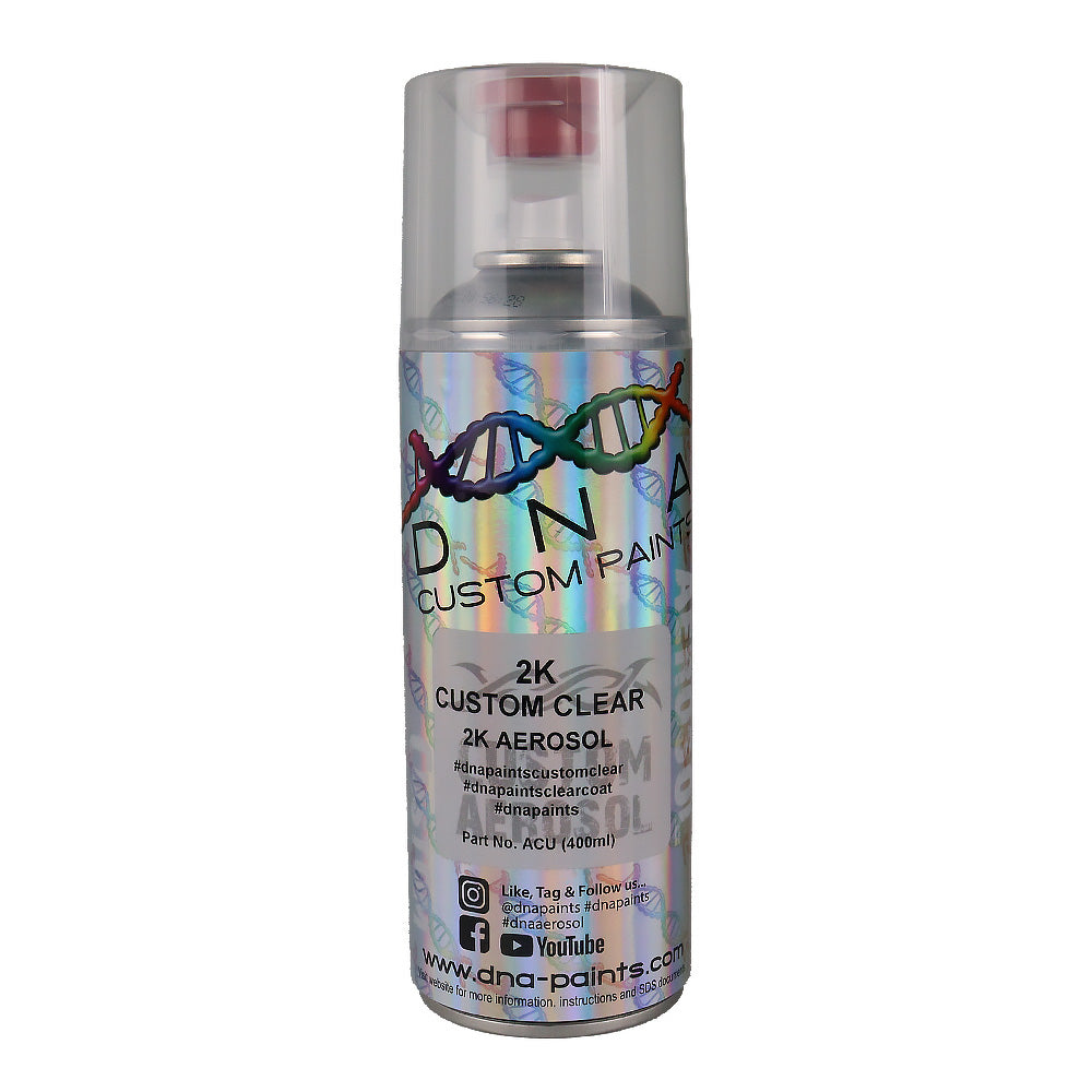 DNA 2K Custom Clear Spray Paint 350ml Aerosol Professional Automotive Coating