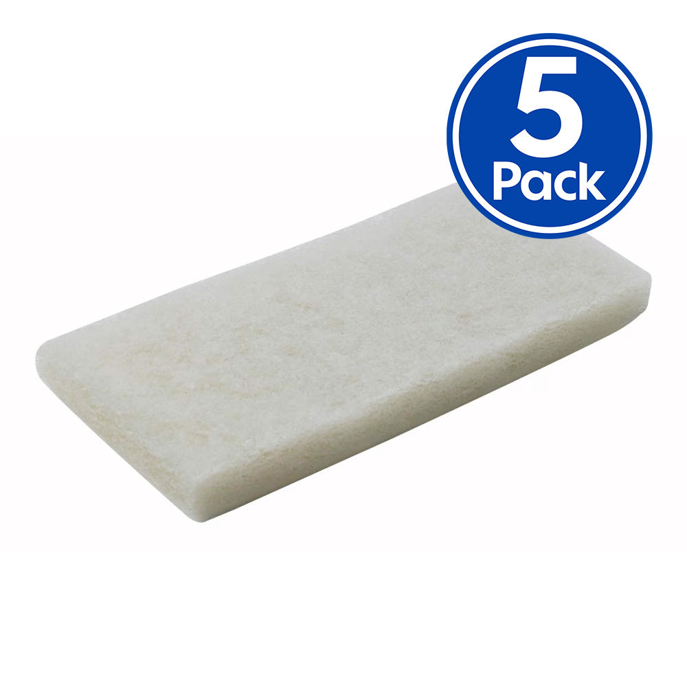 3M 8440 Doodlebug White Cleaning Pad 12cm x 25cm x 5 Pack Box