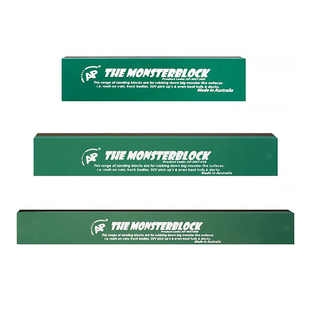 AMAXI AP Hook & Loop Monster Block 3 Piece Set 300mm 450mm 600mm