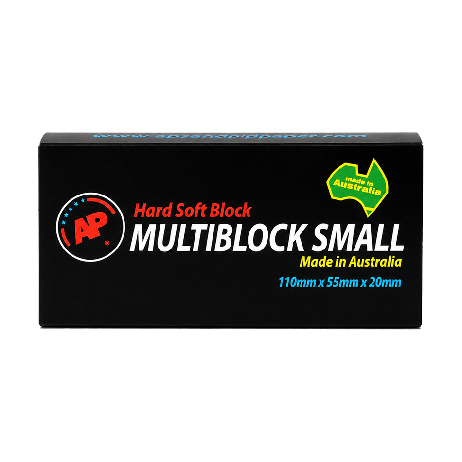 AMAXI Hard Soft Multi-Block Small Black Sanding Block
