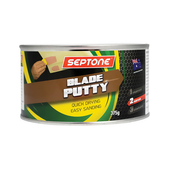 SEPTONE Quick Dry Automotive Blade Putty Nitrocellulose Based Filler 375g Tin