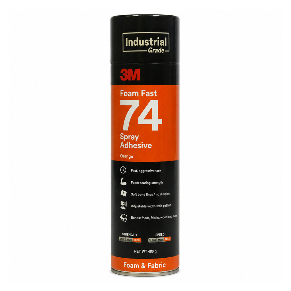 3M Foam Fast 74 Industrial Spray Adhesive 480g