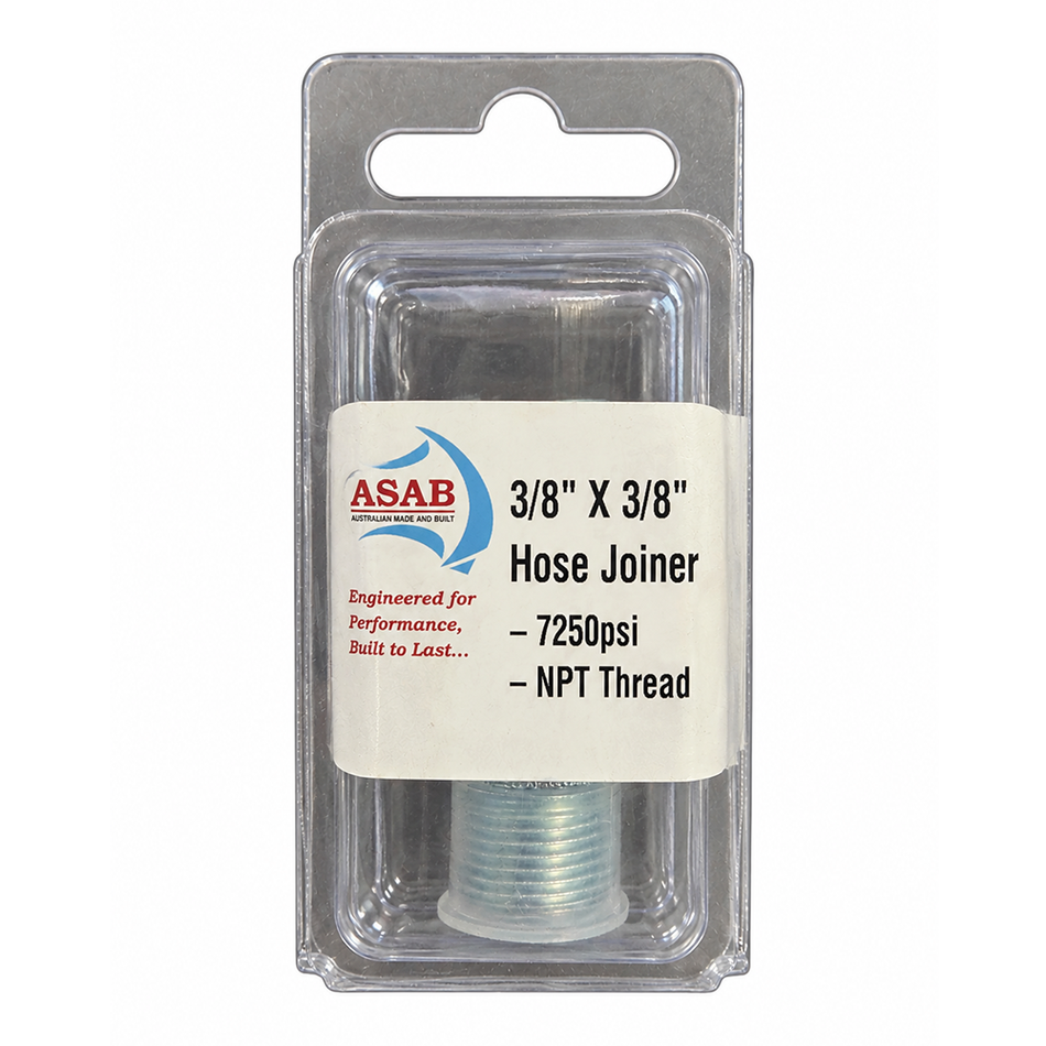 ASAB High Pressure Airless Hose Joiner 3/8" x 3/8" NPT 7250 PSI