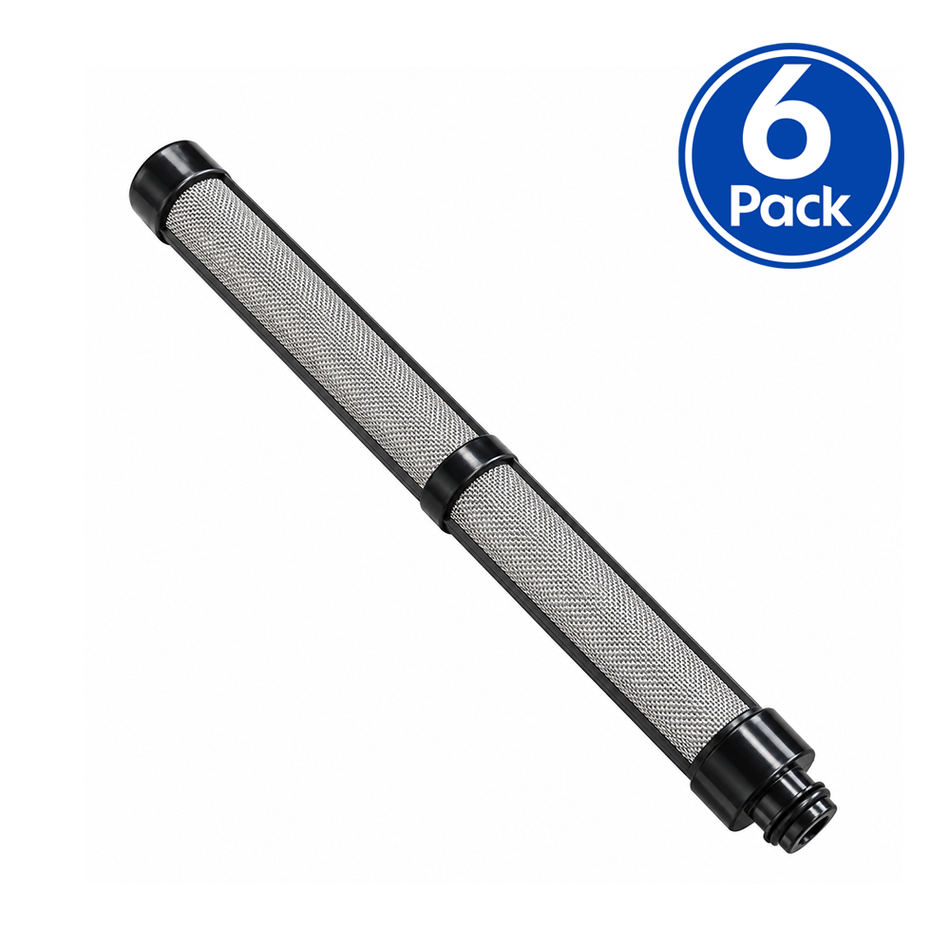 ASAB Black 60 Mesh Standard Airless Spray Gun Filters for G230 & Graco 6 Pack