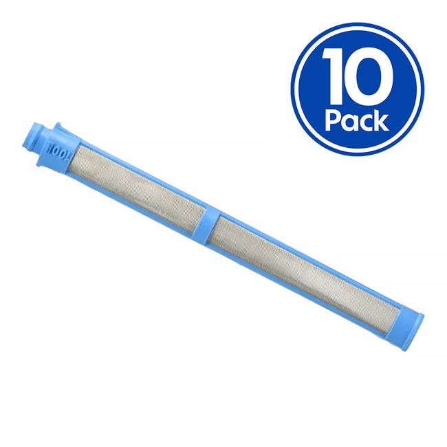 ASAB Professional Airless Paint Spray Gun Filter 100 Mesh Blue Fits Graco x 10 Pack