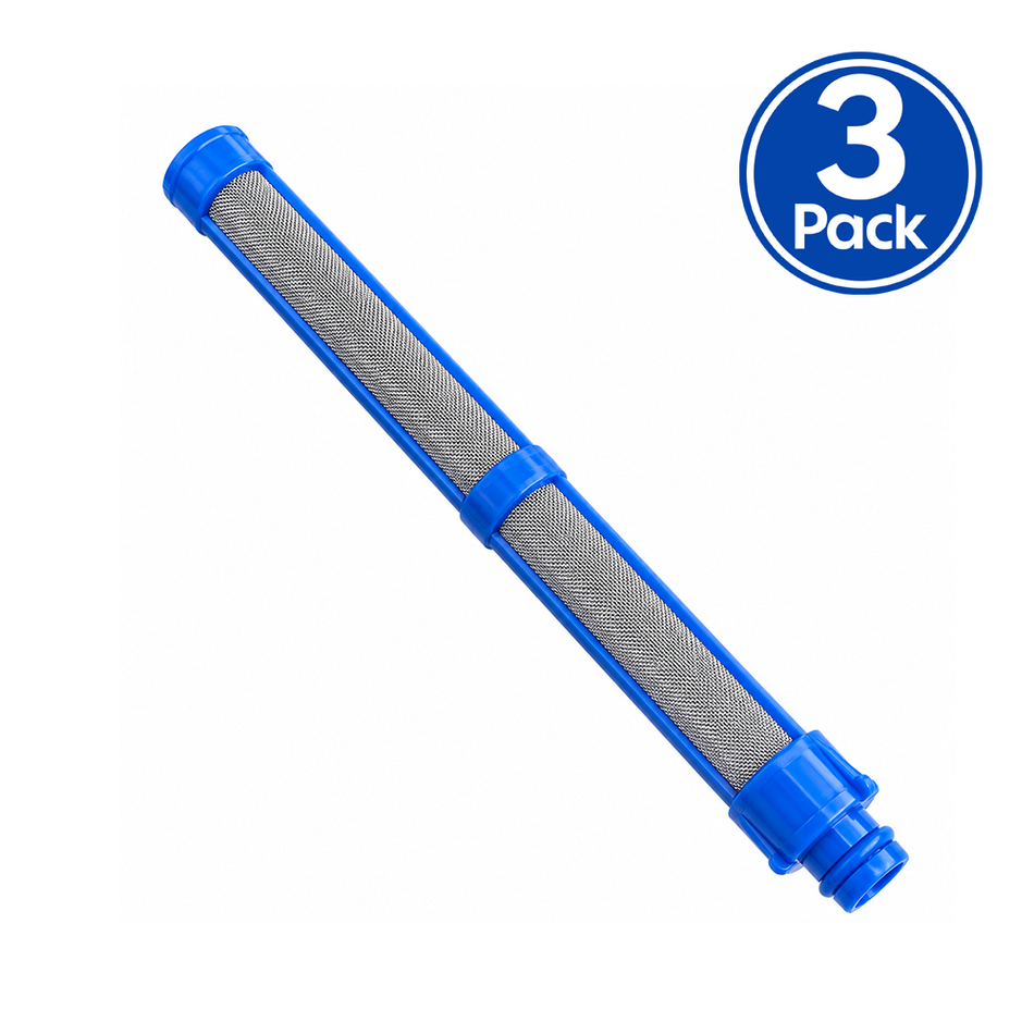 ASAB Blue 100 Mesh Fine Airless Spray Gun Filter for G230 & Graco 3 Pack