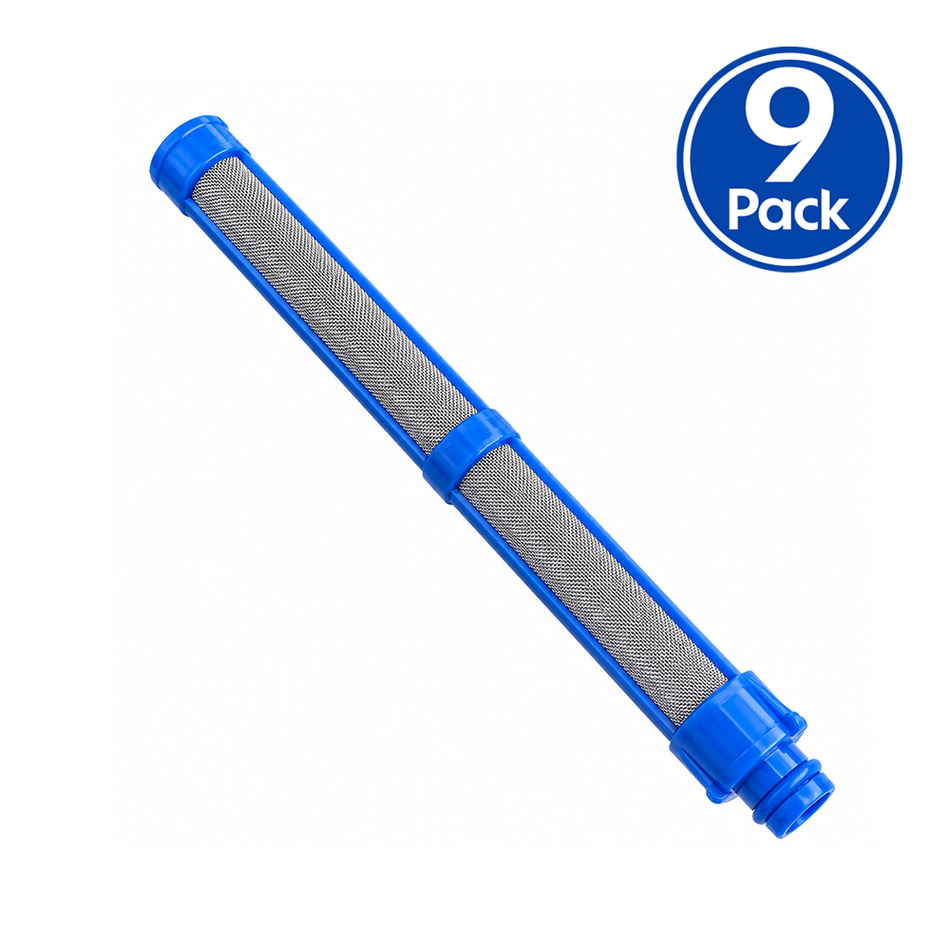 ASAB Blue 100 Mesh Fine Airless Spray Gun Filter for G230 & Graco 9 Pack